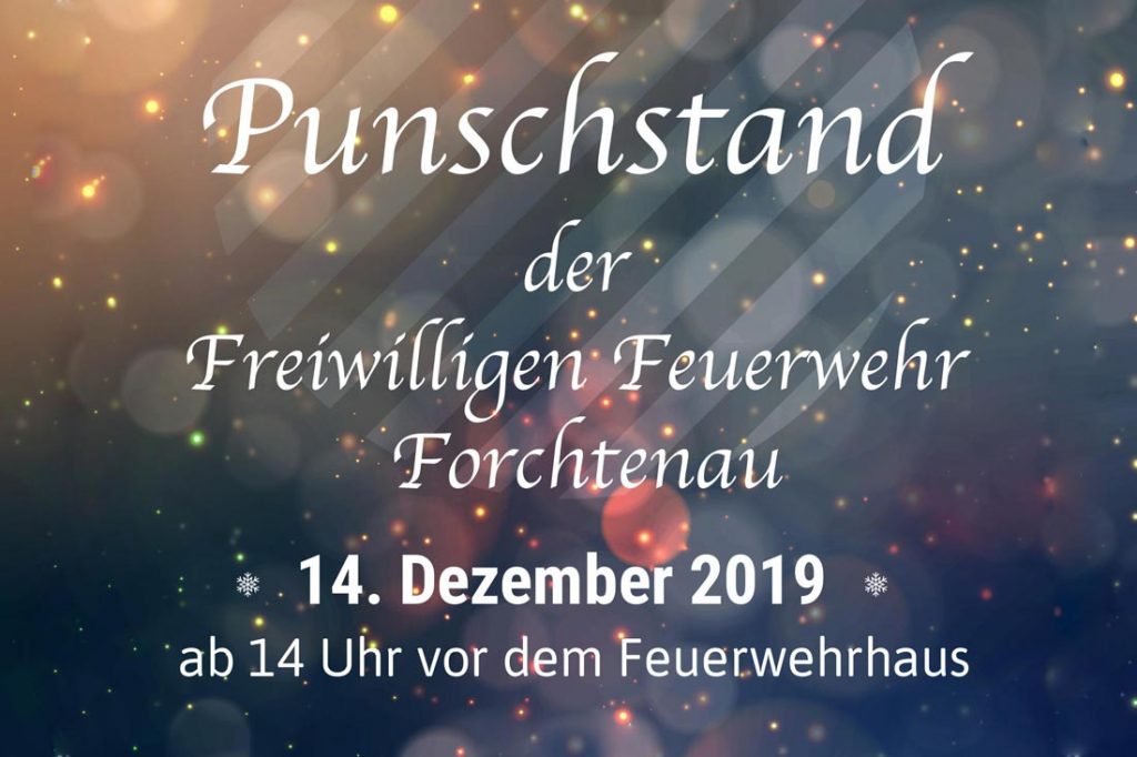 Punschstand 2019 der Freiwilligen-Feuerwehr Forchtenau, 2019